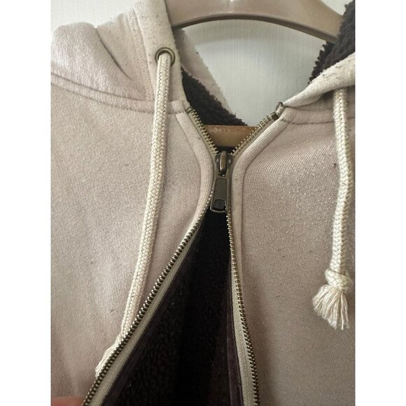 Men’s size 2x-large beige zip up hoodie - Picture 5 of 10